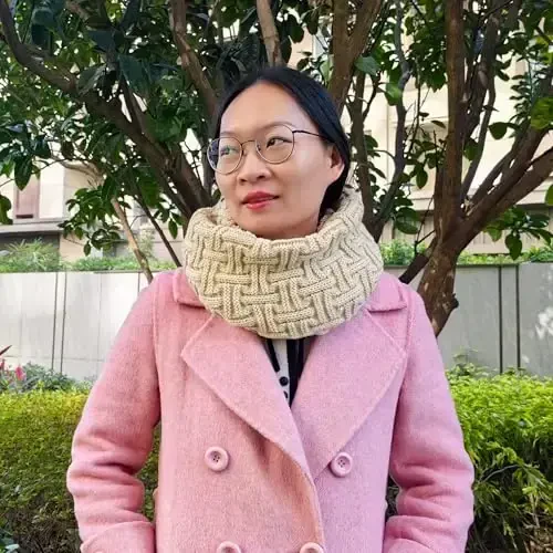 Warm Scarf for Winter Women & Men, Knit Wool Loop Infinity Scarves Thick & Chunky Neck Warmer For Cold Weather U-SY-WS7 - 4