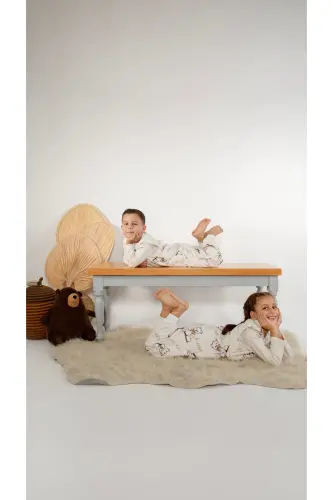 Kışlık Pamuklu Pazen Uyku Tulumu , 1 Tog Organik Çocuk Ve Bebek Uyku Tulumu, Kolsuz Unisex Tulum-Kahverengi - 3