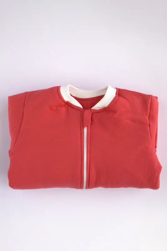 Kışlık Uyku Tulumu Kız Çocuk Uyku Tulumu Kışlık - 1,5 Tog, Fermuarlı, Uzun Ribana-Nar Çiçeği - 4