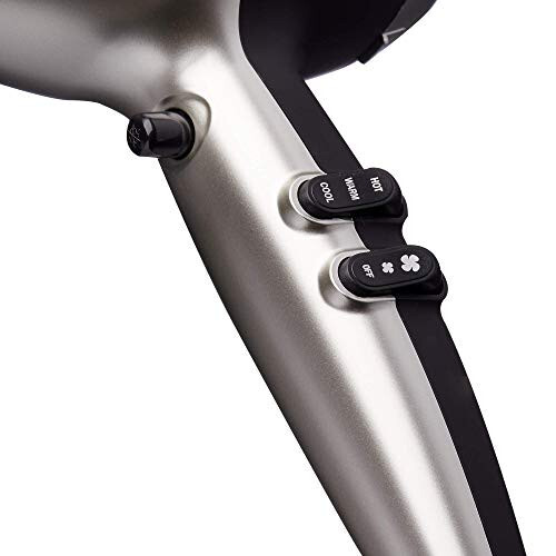 RED by Kiss Hair Dryer 2400 Tourmaline Ceramic Technology, Professional Blow Dryer, Maximum Shine, Fast Drying, Adjustable Settings, 3 AttacModazoneents, Salon Quality - 3