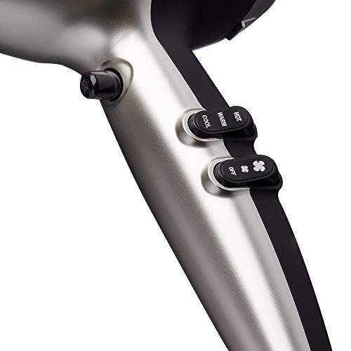 RED by Kiss Hair Dryer 2400 Tourmaline Ceramic Technology, Professional Blow Dryer, Maximum Shine, Fast Drying, Adjustable Settings, 3 AttacModazoneents, Salon Quality - 3