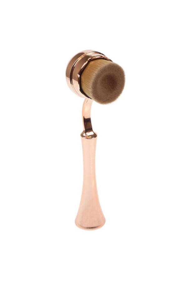 Кисть для тонального крема с бронзовым сиянием и перфорацией - 1