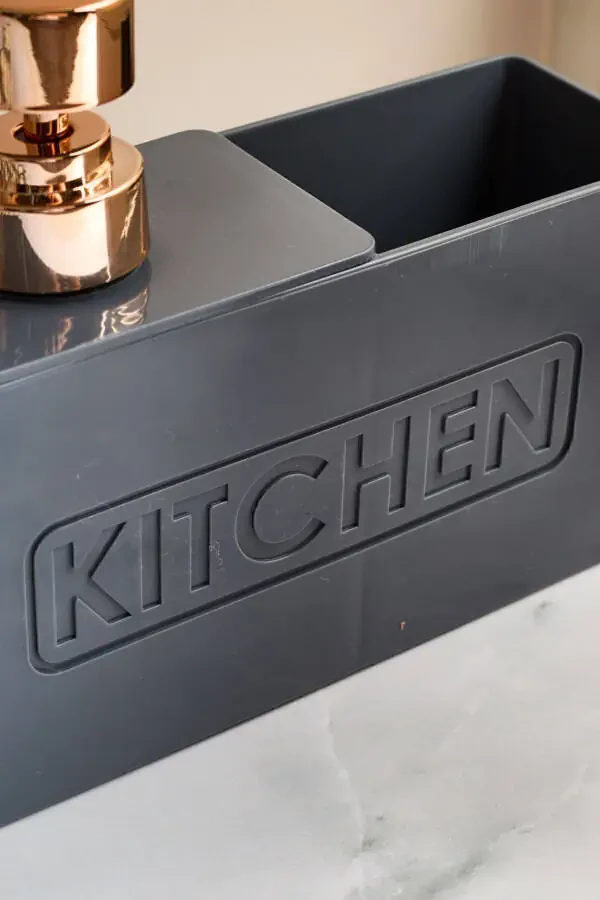 Kitchen Gri Sponge Holder Kitchen Liquid Soap Dispenser 13 - 5