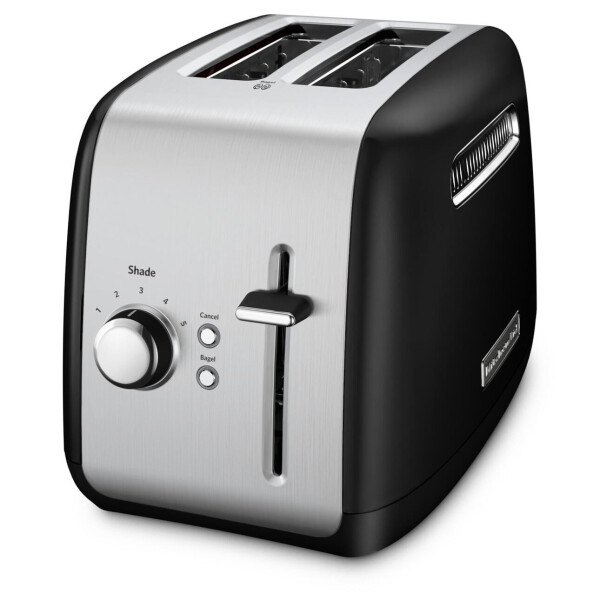 KitchenAid 2-Slice Toaster with Manual Lift Lever, Onyx Black - KMT2115-BLACK - KITCHENAID