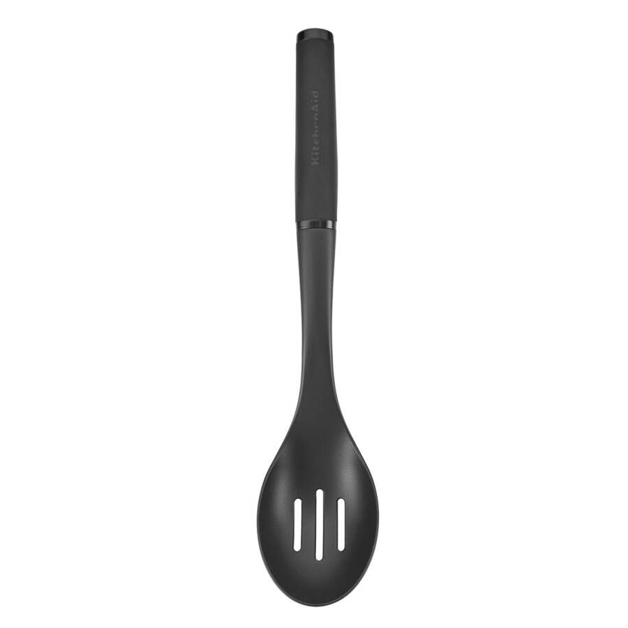 KitchenAid 4-Piece Plastic Kitchen Utensil Set Includes Spoon, Turner, Pasta Fork, and Spatula - 5