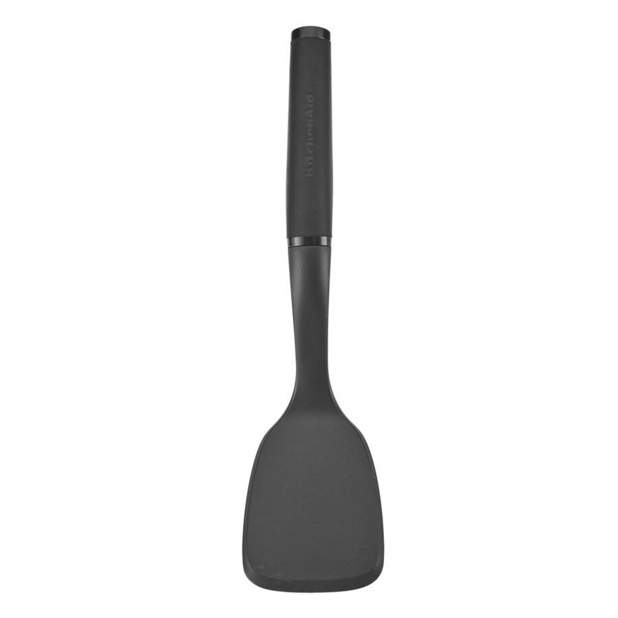 KitchenAid 4 qismli plastik oshxona anjomlari to'plami, qoshiq, aylantiruvchi, pirog vilkasi va spatula o'z ichiga oladi - 3