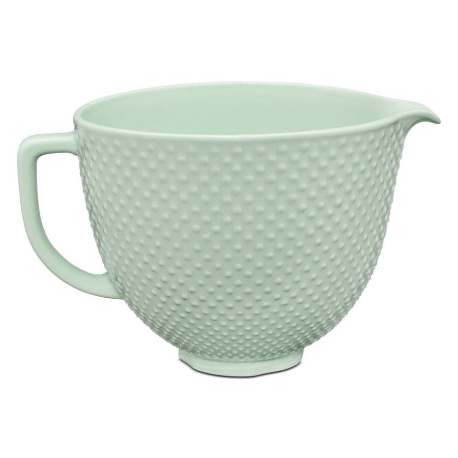 KitchenAid 5-Quart Dew Drop Ceramic Bowl | Fits 4.5-Quart & 5-Quart KitchenAid Tilt-Head Stand Mixers - 6