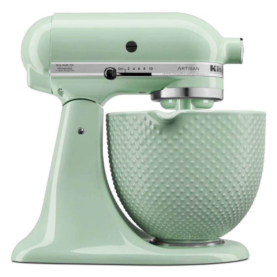 KitchenAid 5-Quart Dew Drop Ceramic Bowl | Fits 4.5-Quart & 5-Quart KitchenAid Tilt-Head Stand Mixers - 8