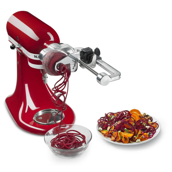 KitchenAid 7 Bıçaklı Spiralizer Plus, Soyma, Çekirdek Alma ve Dilimleme (KSM2APC) - 7