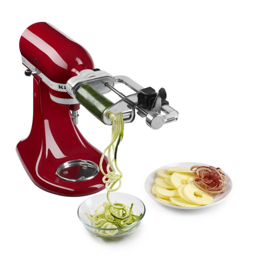 KitchenAid 7 Bıçaklı Spiralizer Plus, Soyma, Çekirdek Alma ve Dilimleme (KSM2APC) - 8