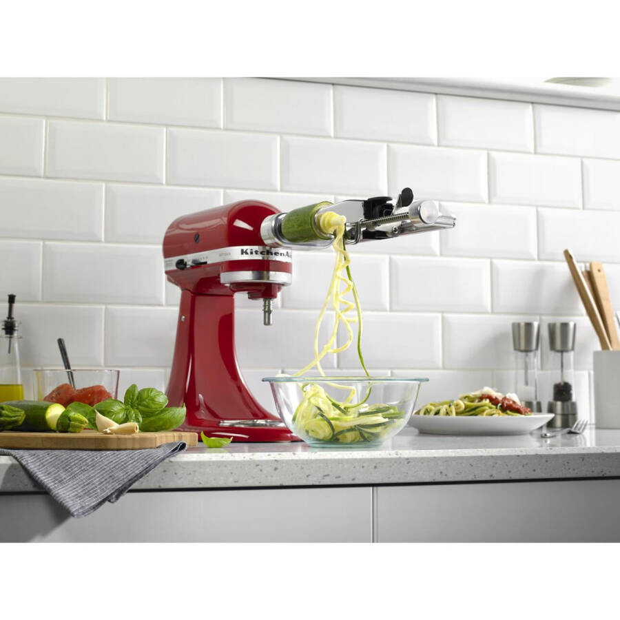 KitchenAid 7 Bıçaklı Spiralizer Plus, Soyma, Çekirdek Alma ve Dilimleme (KSM2APC) - 9