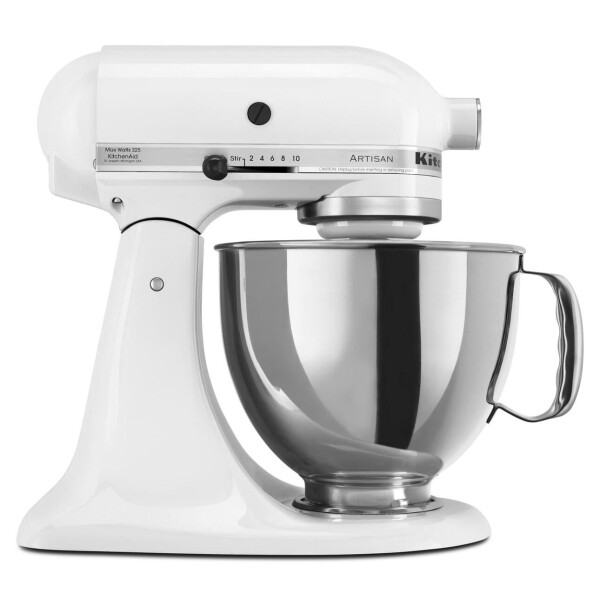 KitchenAid Artisan Series 5-Quart Tilt-Head Stand Mixer, White, KSM150PS - 1