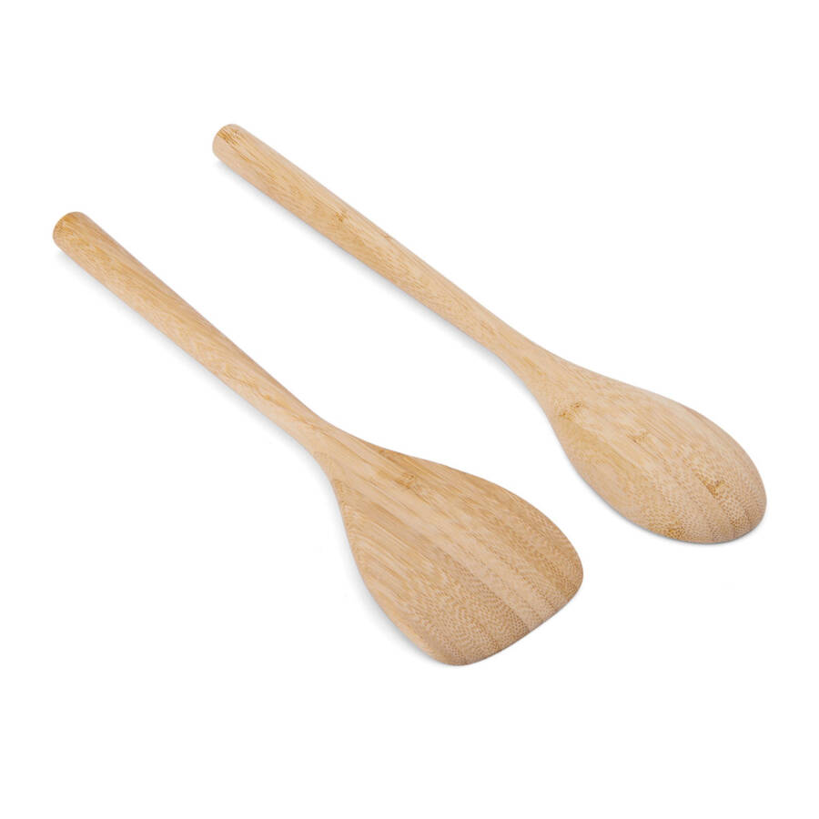 KitchenAid Bamboo 2-Piece Spoon and Short Turner - 2