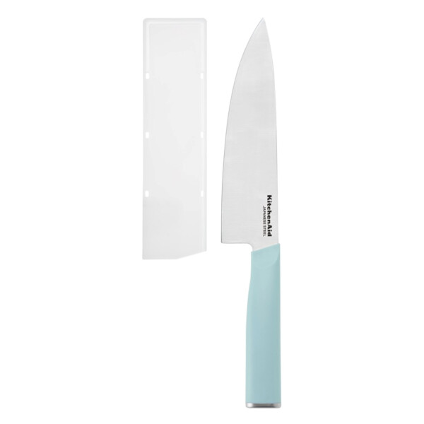 KitchenAid Classic 3-Piece Stainless Steel Chef Knife Set, Blue Velvet, Pistachio, Mineral Water - 8