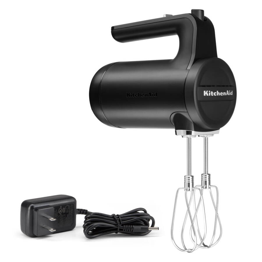 KitchenAid Cordless 7 Speed Hand Mixer, Black Matte, KModazoneB732 - 1