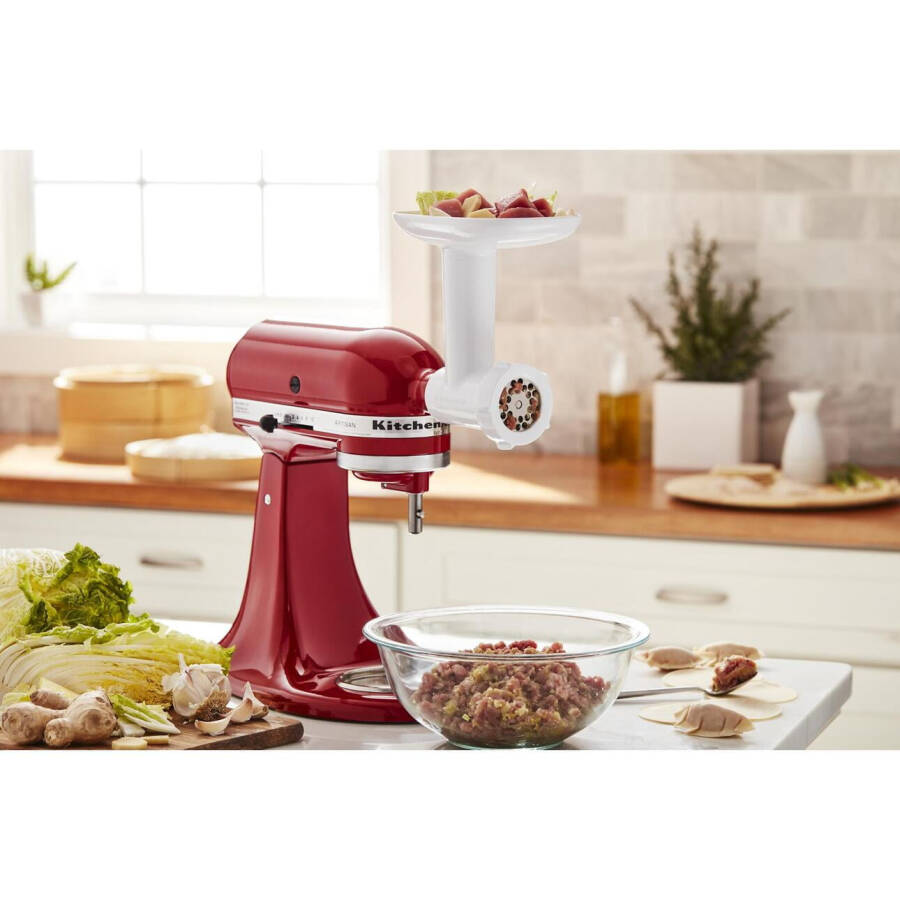 KitchenAid Food Grinder Attachment, White, KSMFGA - 10