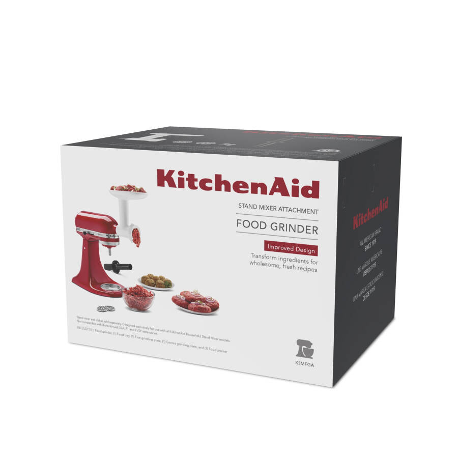 KitchenAid Food Grinder Attachment, White, KSMFGA - 12