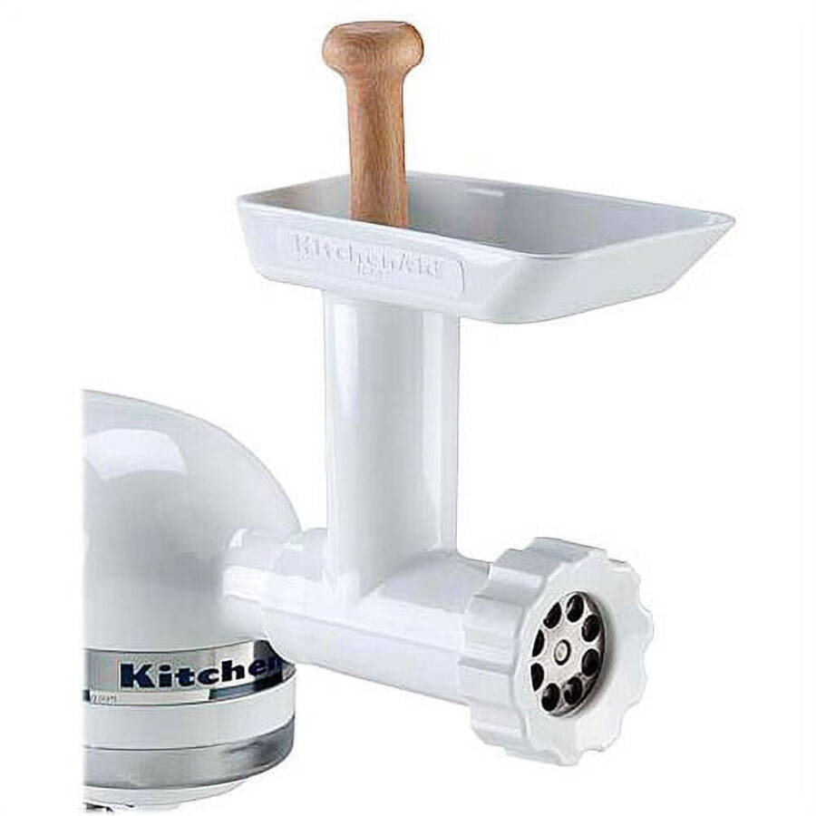 KitchenAid Food Grinder Stand Mixer Attachment, White, FGA - 2