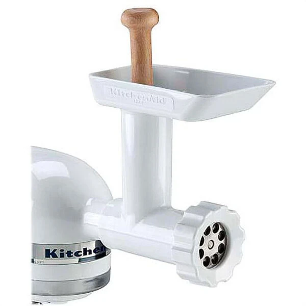 KitchenAid Food Grinder Stand Mixer Attachment, White, FGA - KITCHENAID