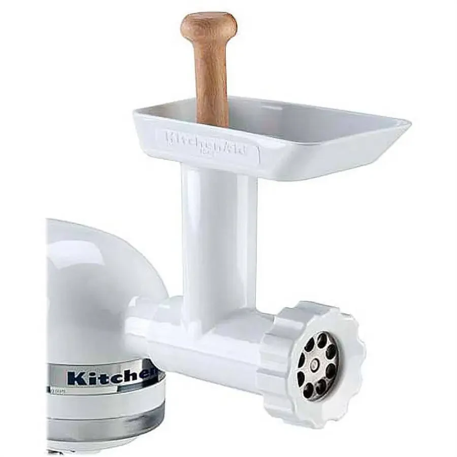 KitchenAid Food Grinder Stand Mixer Attachment, White, FGA - 1