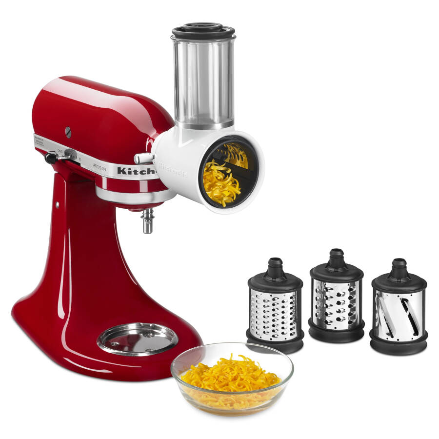 KitchenAid Fresh Prep Dilimleme/Rendeleme Ek Parçası, Beyaz, KSMVSA - 9