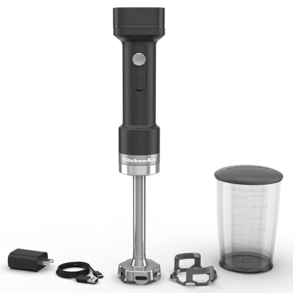 KitchenAid GO Cordless Hand Blender, Battery Included | Black Matte - 1