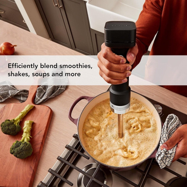 KitchenAid GO Cordless Hand Blender, Battery Included | Black Matte - 7