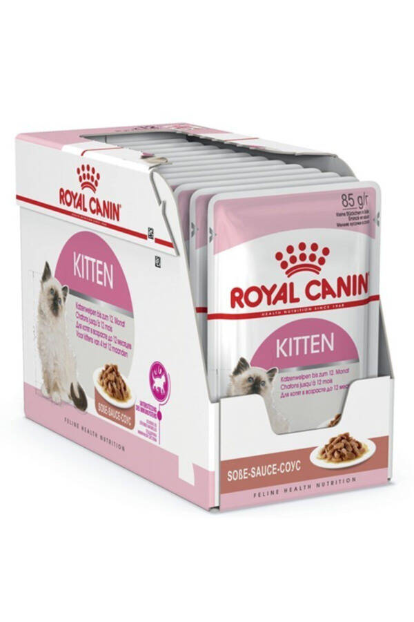 Kitten Soslu Yaş Kedi Maması 85 Gr X 6 Adet - 1