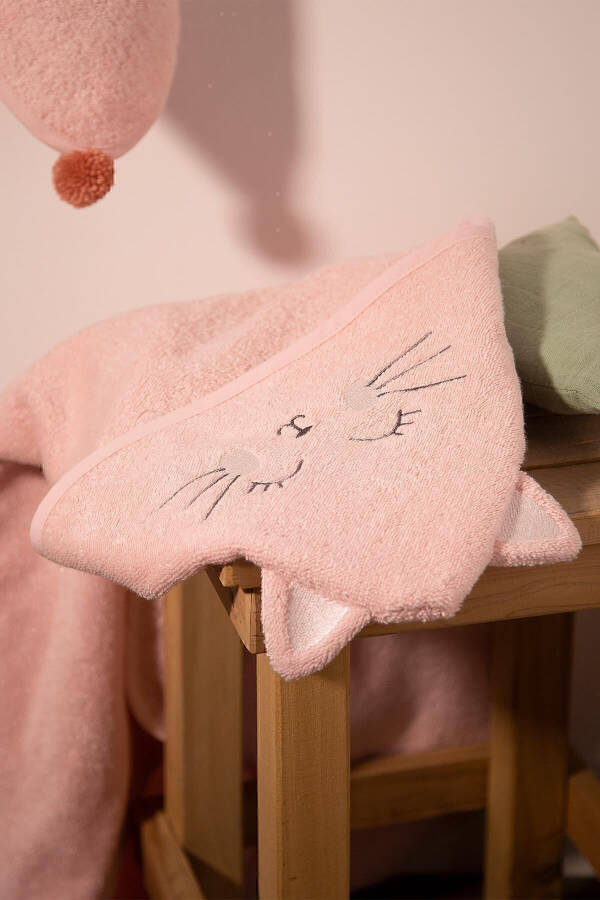 Kitty Swaddle Pink 75x75 - 8