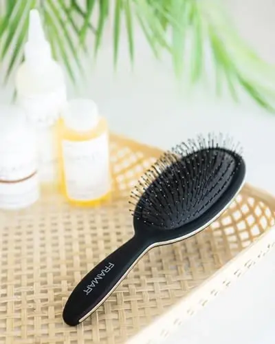 Framar Detangling Brush for Curly Hair – Hair Brushes for Women Detangler, Wet Detangler Hair Brush Wet, Wet Hairbrush For Women, Hairbrushes, Wet Hair Brush Detangler – Reduces Hair Breakage Black - 6