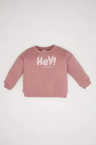 Kız Bebek Baskılı Sweatshirt D5403A5NS - 1