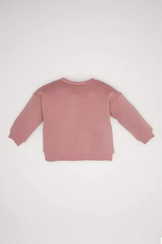 Kız Bebek Baskılı Sweatshirt D5403A5NS - 4
