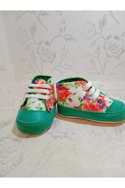 Kız Bebek Çiçekli Panduf Ayakkabı - TREND