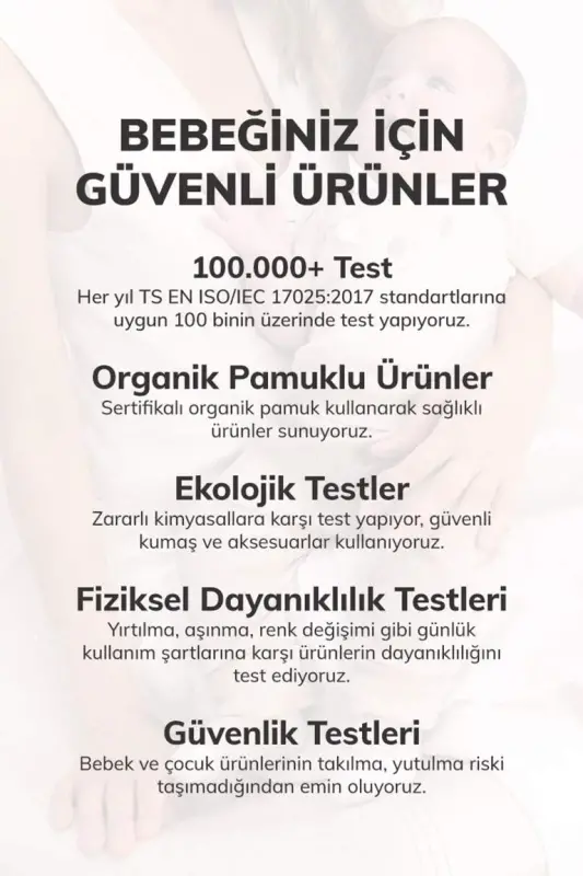 Kız Bebek Desenli Kısa Kollu 2'li Elbise-Ekru - 4