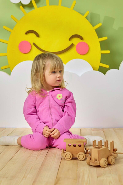 Kız Bebek Eşofmanaltı Pembe - Pembe - 1
