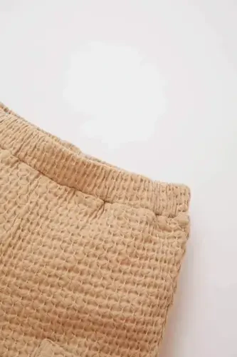 Kız Bebek Beli Lastikli Geniş Bol Paça Pantolon C0723A524SP - Modazone (1)