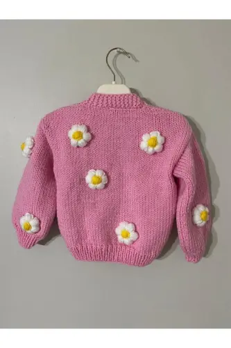 Kız Bebek Hırka - PEMBE - 3