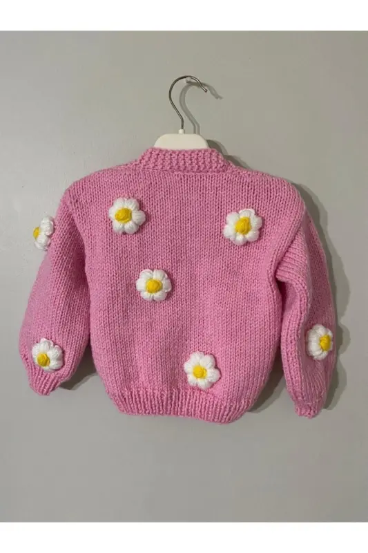 Kız Bebek Hırka - PEMBE - 3