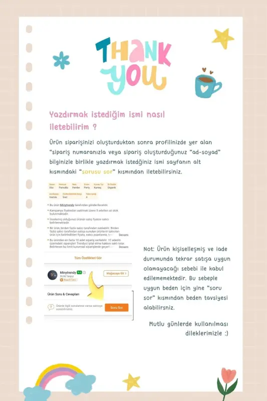 Kız Bebek İsim Nakışlı Yenidoğan Organik Müslin Kruvaze Takım İsimli Hastane Çıkışı Tulum Hediyelik-Ekru1 - 5