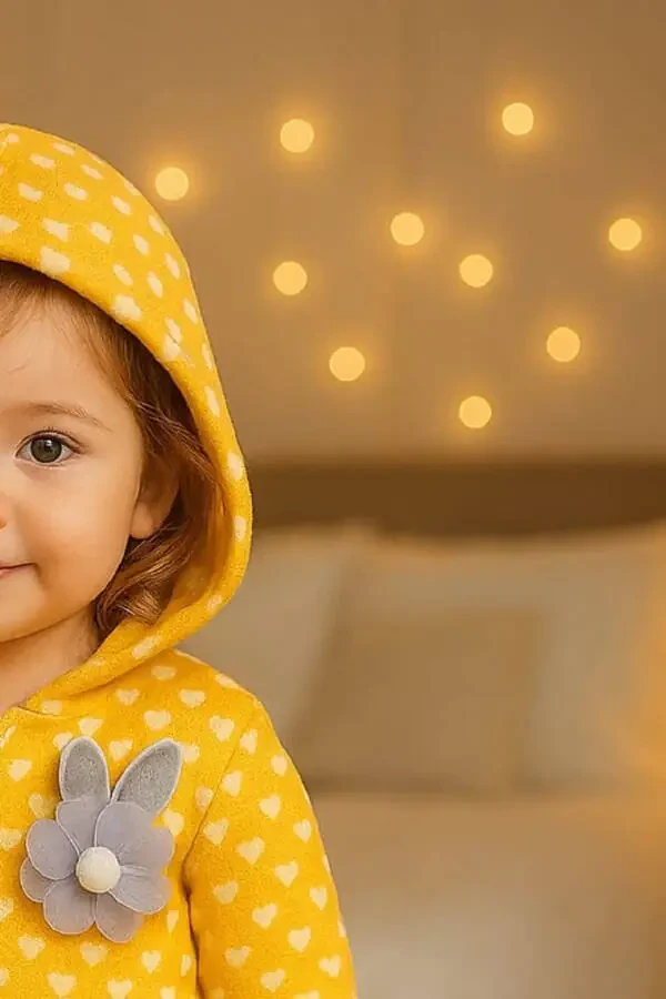 Кız Bebek Kalpli Jakarlı 3 lü Takım - 3