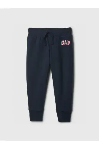 Kız Bebek Lacivert Gap Logo Fleece Eşofman Altı-Lacivert - 1