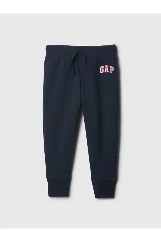 Kız Bebek Lacivert Gap Logo Fleece Eşofman Altı-Lacivert - 1