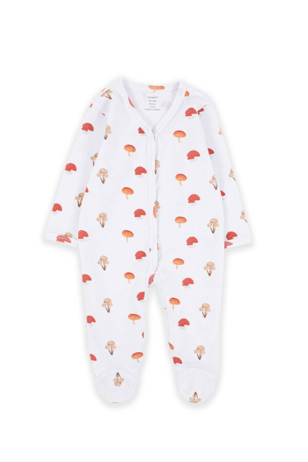 Kız Bebek Mantar Desen %100 Pamuk Uyku Tulumu - 1