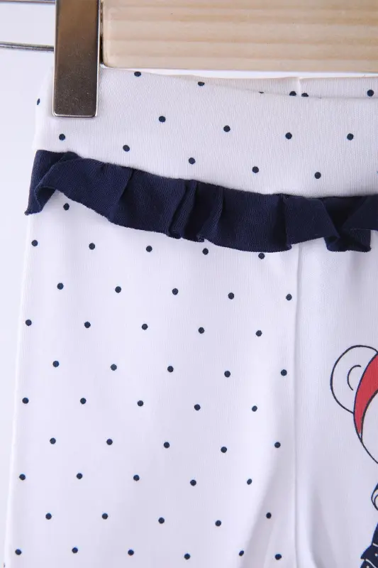 Kız Bebek Patiksiz Alt Pantolon 8680 - Lacivert - BABYHOLA