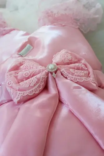 Kız Bebek Pembe Kumru Kristal Bebek Kundak-PEMBE - CHERUB BABY (1)