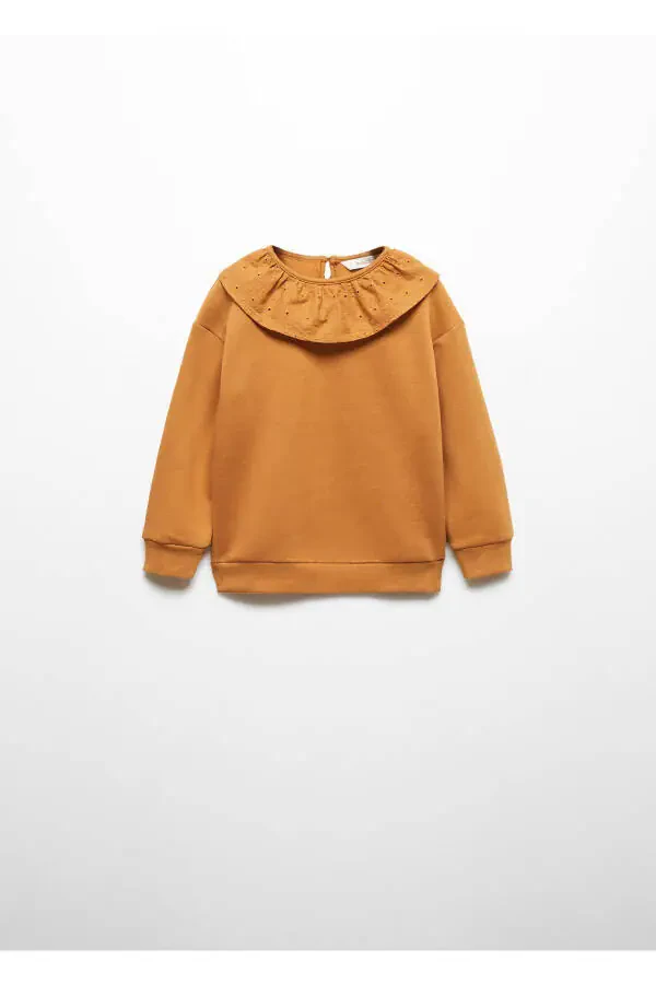 Kız Bebek Sweatshirt 57078268-Toprak Rengi - 1