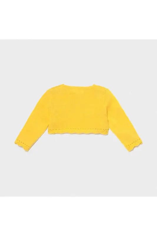 kız bebek triko polera - SARI - 3