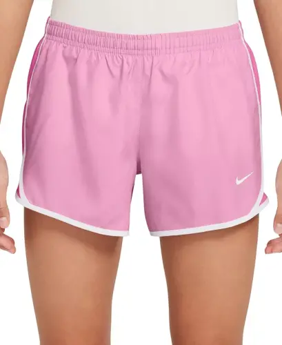 Kız Çocuk 7-16 Dri-Fit Tempo Koşu Şortu - Pembe Şafak/Beyaz 