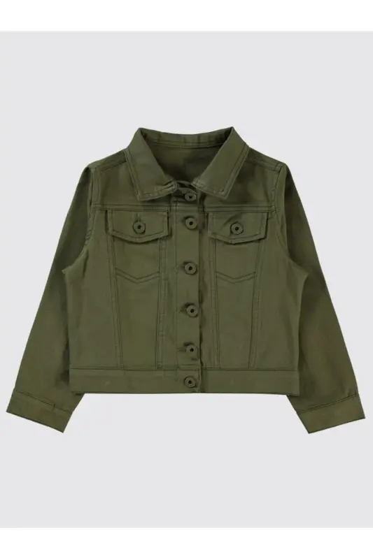 Kız Çocuk Ceket 10-13 Yaş - Haki10-11 Yaş-Haki - VAROL