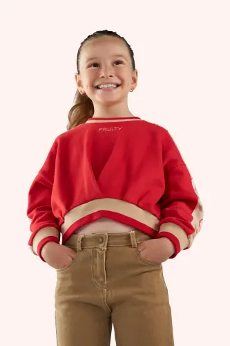 Kız Çocuk Cepli Camel Kot Pantolon - 041-Camel - PANÇO (1)